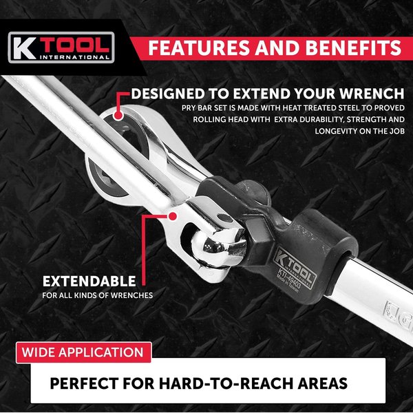 K Tool Intl Universal Wrench Extender Adaptor SF-3138